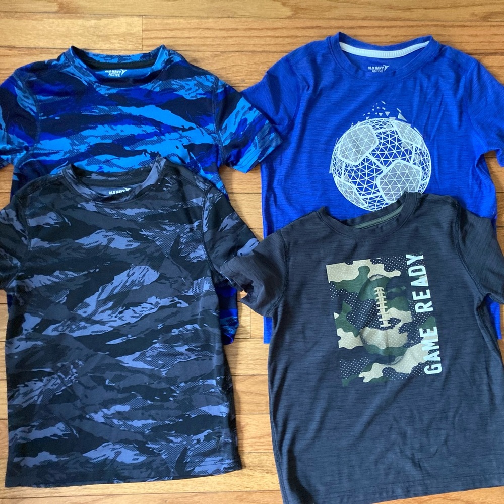 4 Boys Old Navy Active T’s